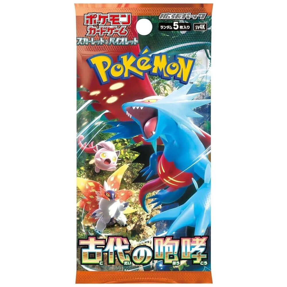 Japanese Pokemon Ancient Roar Booster Pack - The Wright TCG