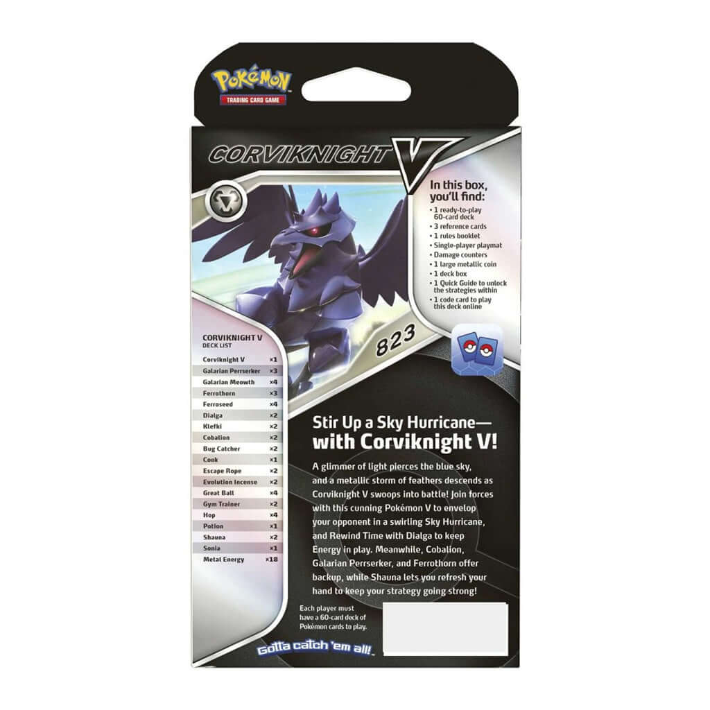 Pokemon TCG: Corviknight V Battle Deck Backside - The Wright TCG
