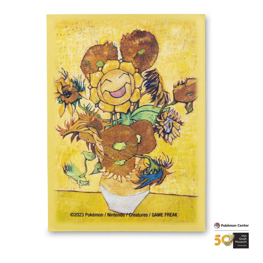 Pokémon Center × Van Gogh Museum: Sunflora Card Sleeves (65 Sleeves)