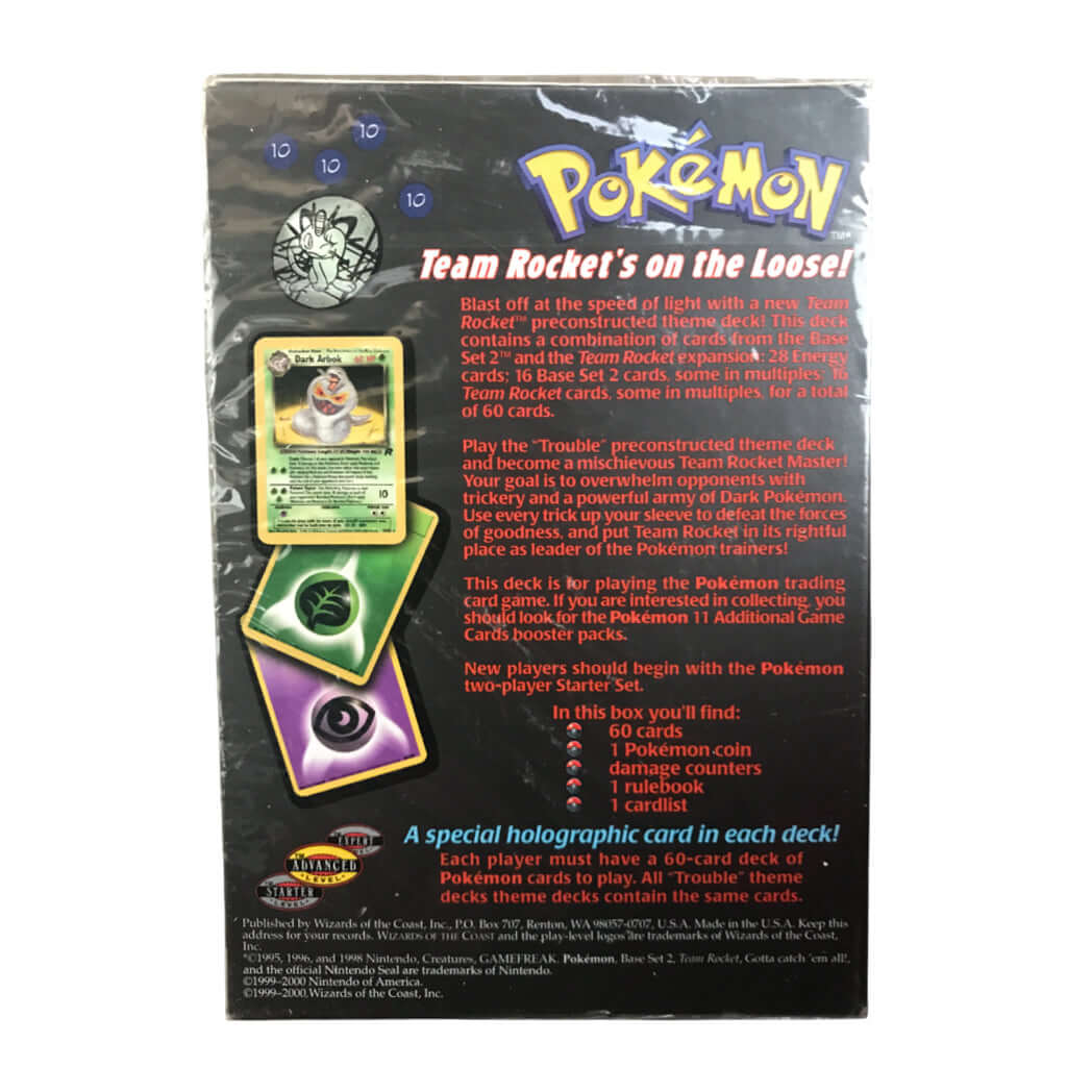 Pokémon TCG: Team Rocket - Trouble Theme Deck - The Wright TCG