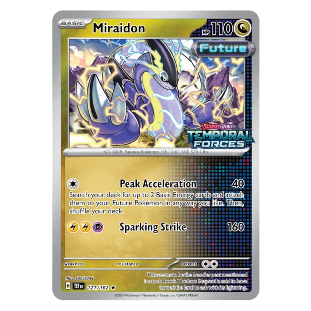 Miraidon - 121/162 - Temporal Forces (SV05)(Best Buy Promo)