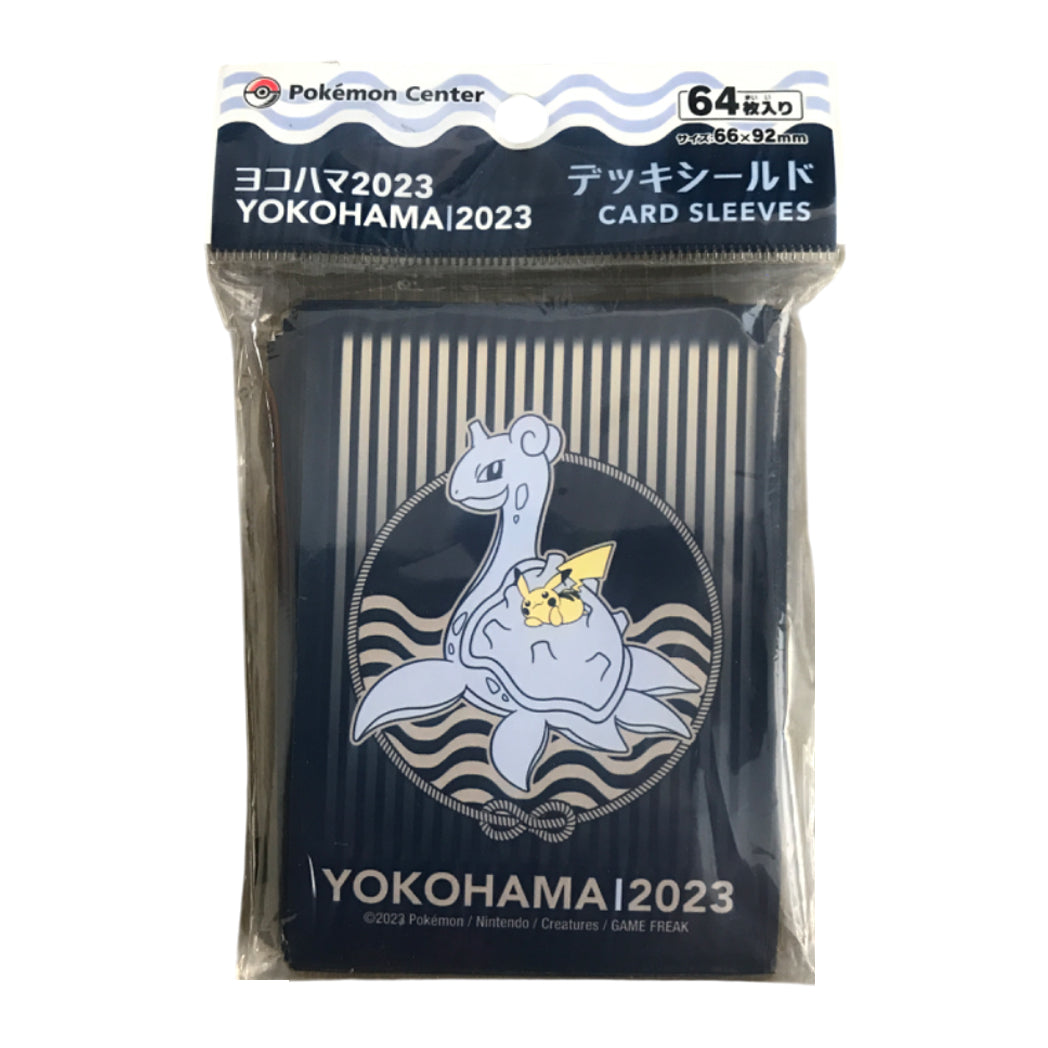 Pokémon TCG: 2023 Yokohama World Championships Lapras & Pikachu Card Sleeves (64 Count)