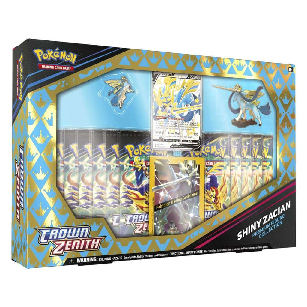 Pokemon TCG: Crown Zenith Shiny Zacian Premium Figure Collection - The Wright TCG