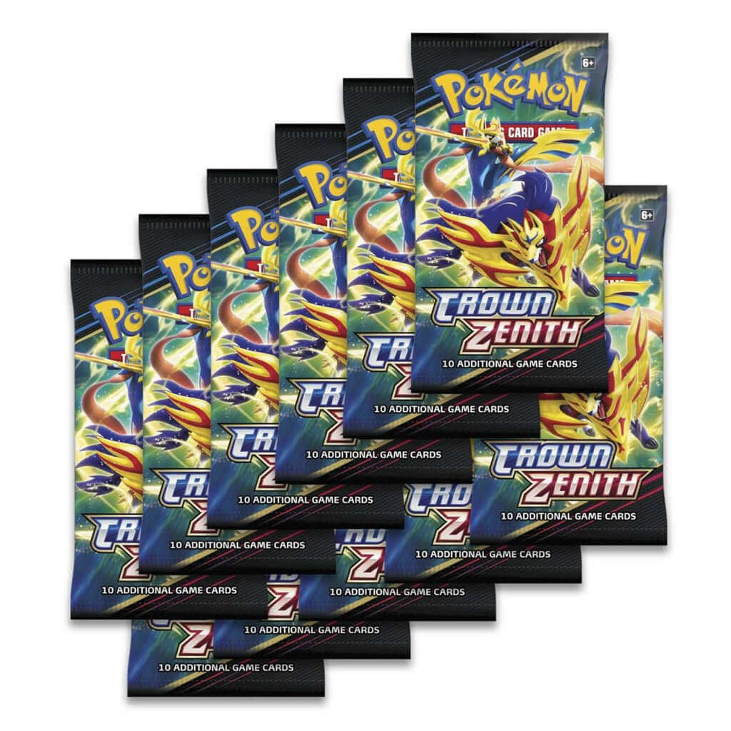 Pokemon TCG: Crown Zenith Shiny Zacian Premium Figure Collection Booster Packs - The Wright TCG