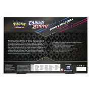 Pokemon TCG: Crown Zenith Shiny Zamazenta Premium Figure Collection Back of Box - The Wright TCG