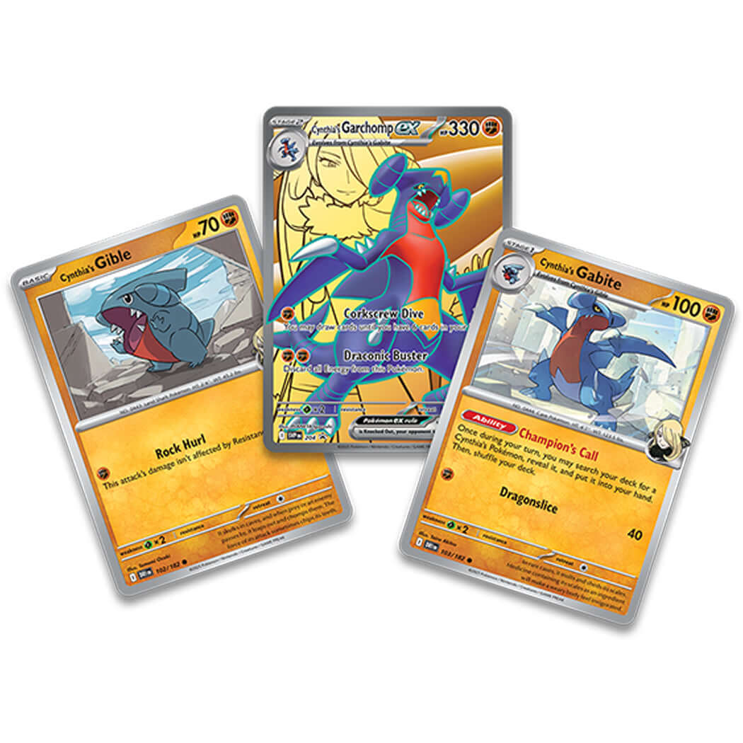 Pokémon TCG: Cynthia's Garchomp ex Premium Collection Promo Cards - The Wright TCG