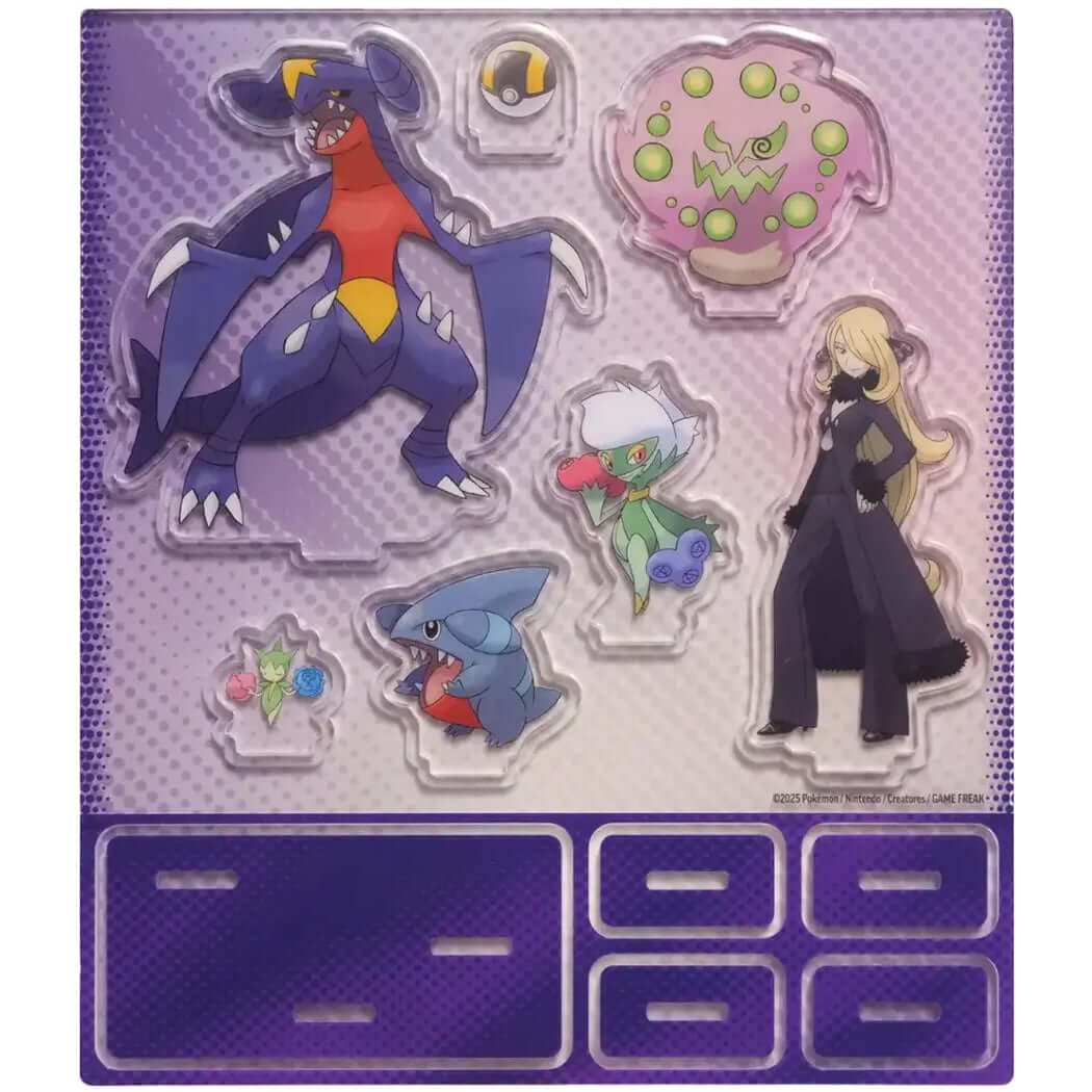 Pokémon TCG: Cynthia's Garchomp ex Premium Collection Acrylic Stand - The Wright TCG