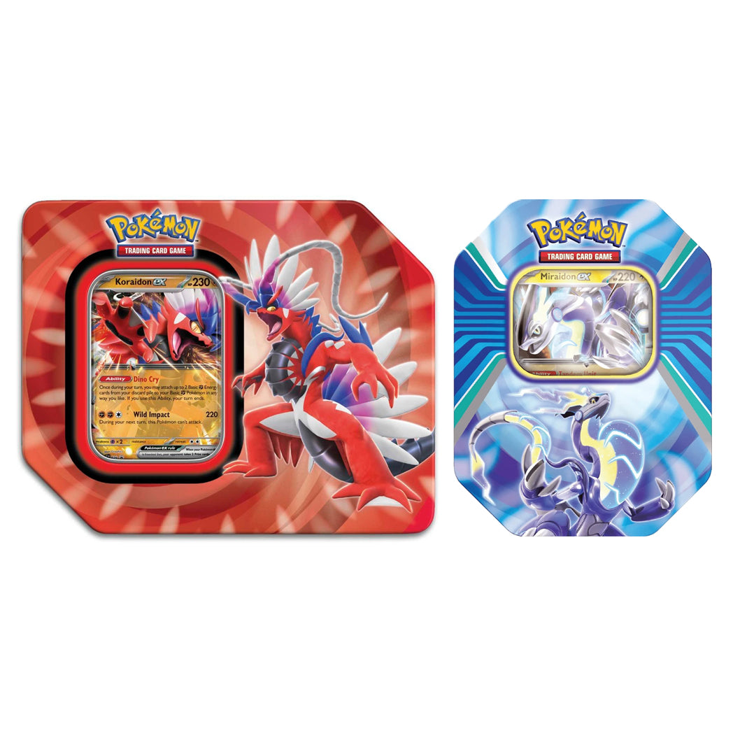 Pokémon TCG: Scarlet & Violet Paldea Legends 2-Pack Tin Bundle (Koraidon & Miraidon)