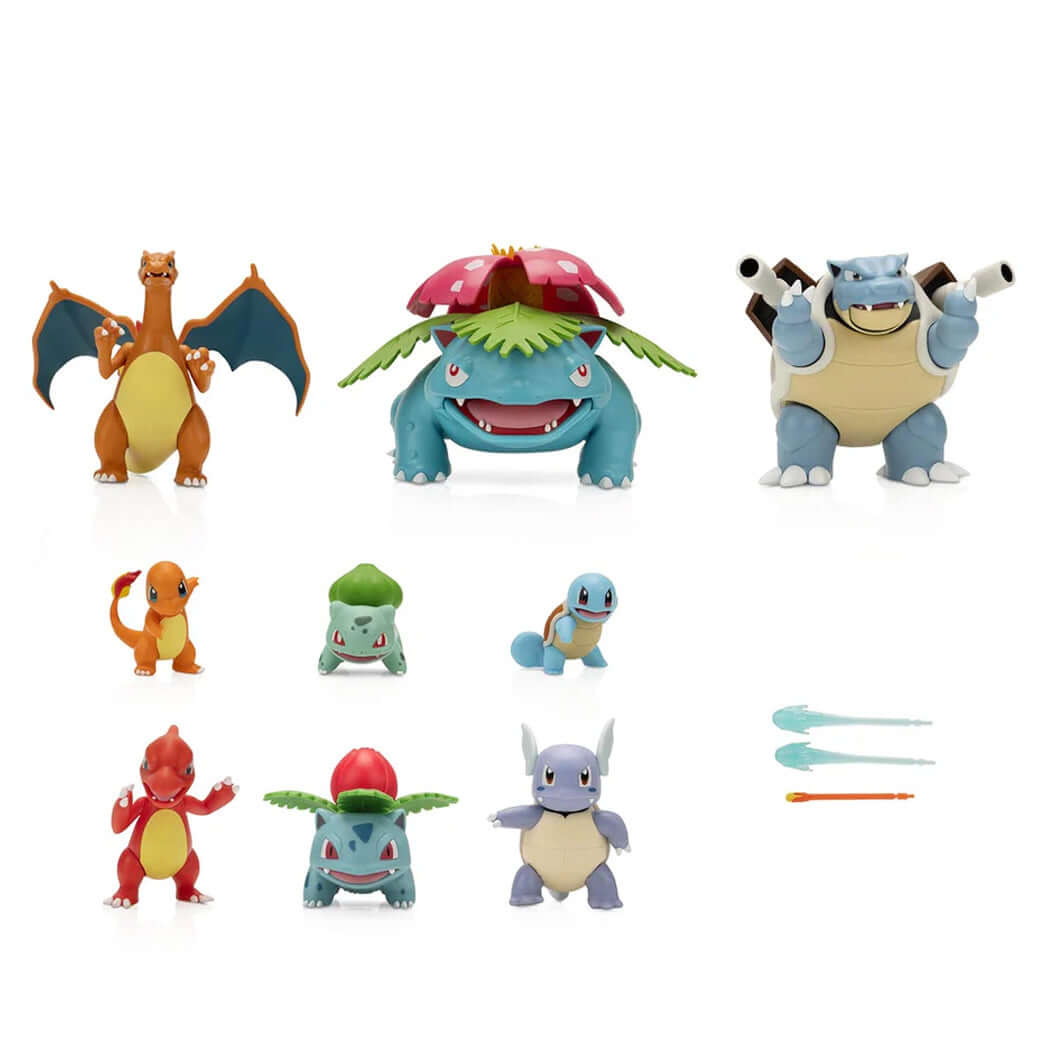 Pokémon Jazwares Special Series Kanto Region First Partners Figure Set - The Wright TCG