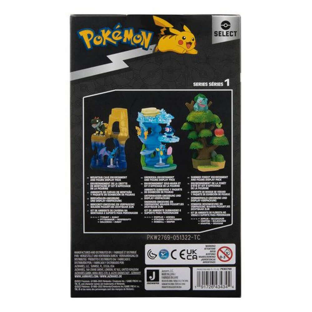 Pokémon Select Cave Environment Play Set With Tyrunt & Zubat Toys Figures