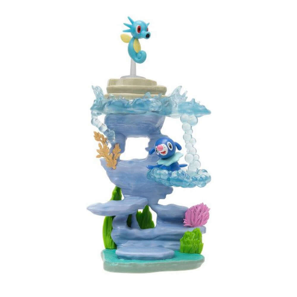 Pokémon Select Underwater Environment Play Set with Popplio and Horsea Toys Figures