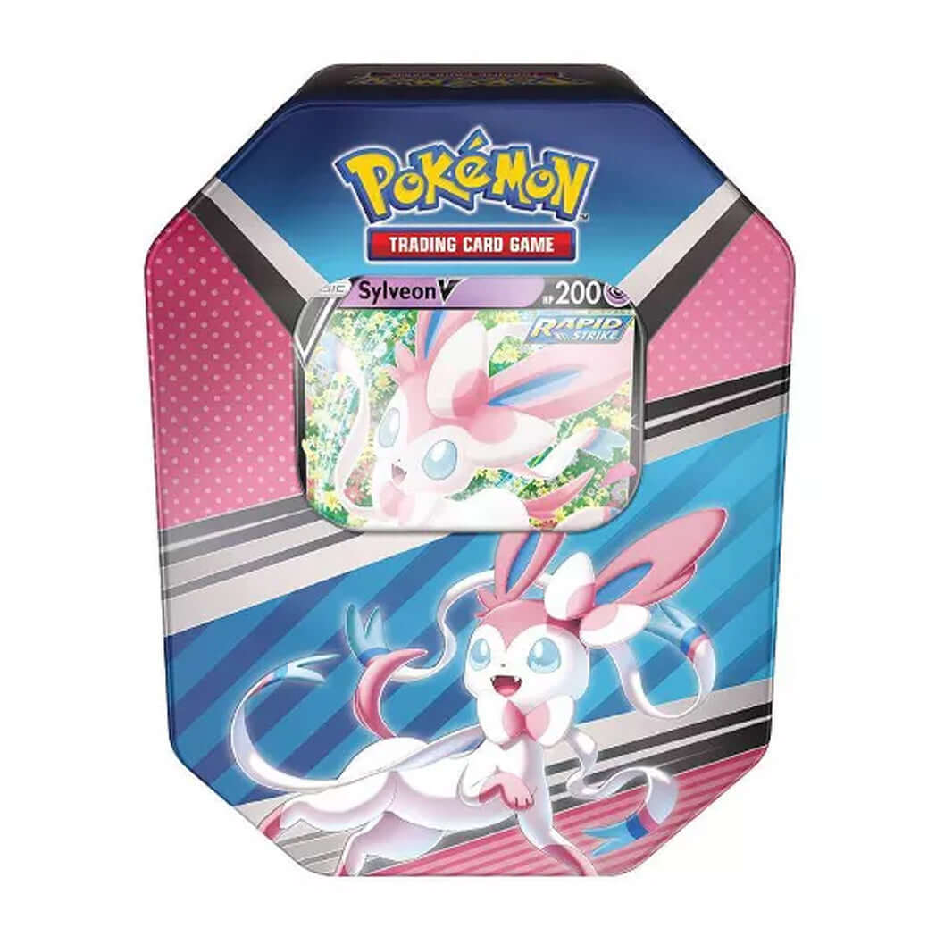 Pokemon TCG: V Heroes Bundle Tin Flareon & Sylveon - The Wright TCG