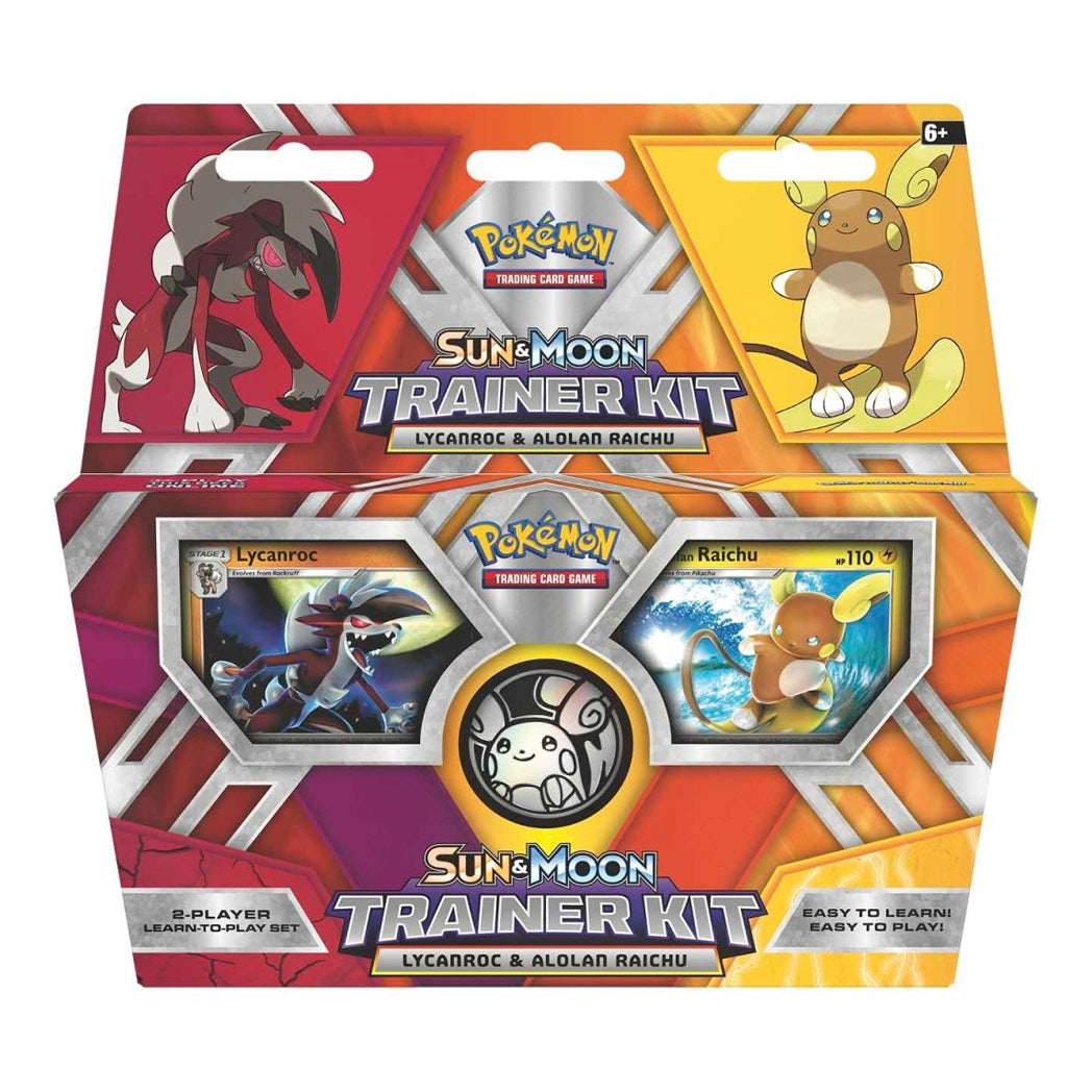 Pokemon TCG: Sun & Moon Trainer Kit (Alolan Raichu & Lycanroc) - The Wright TCG