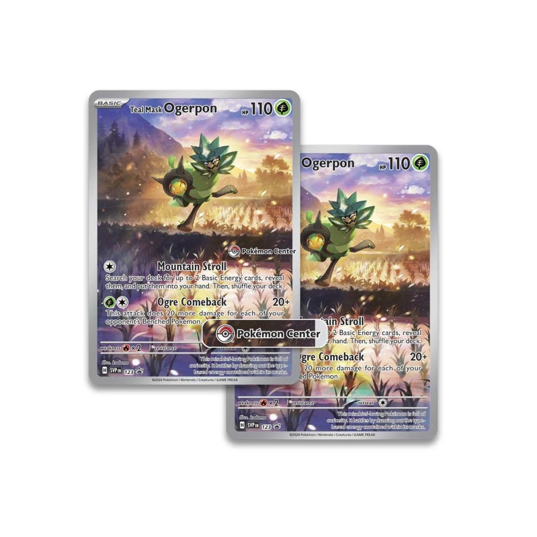 Pokémon TCG: Twilight Masquerade Pokémon Center Ogerpon Promo Card