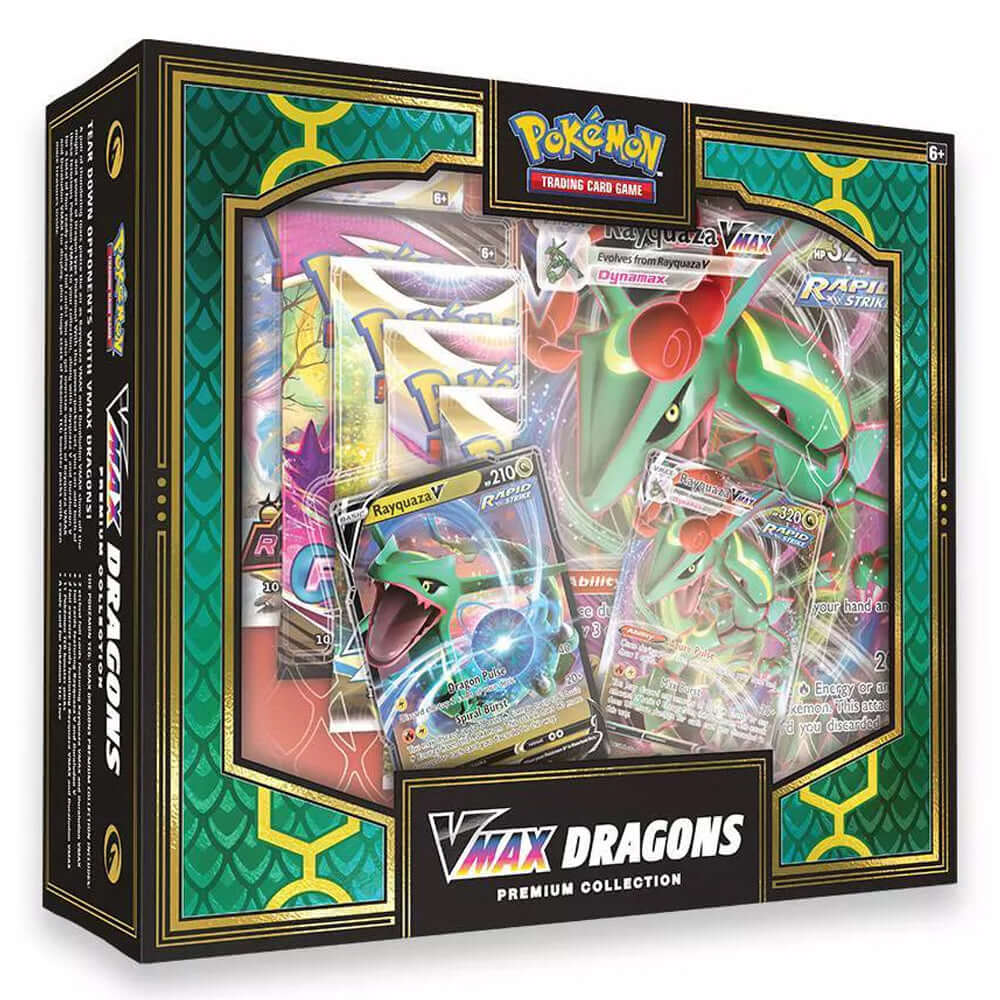 Pokémon TCG: VMAX Dragons Premium Collection Rayquaza